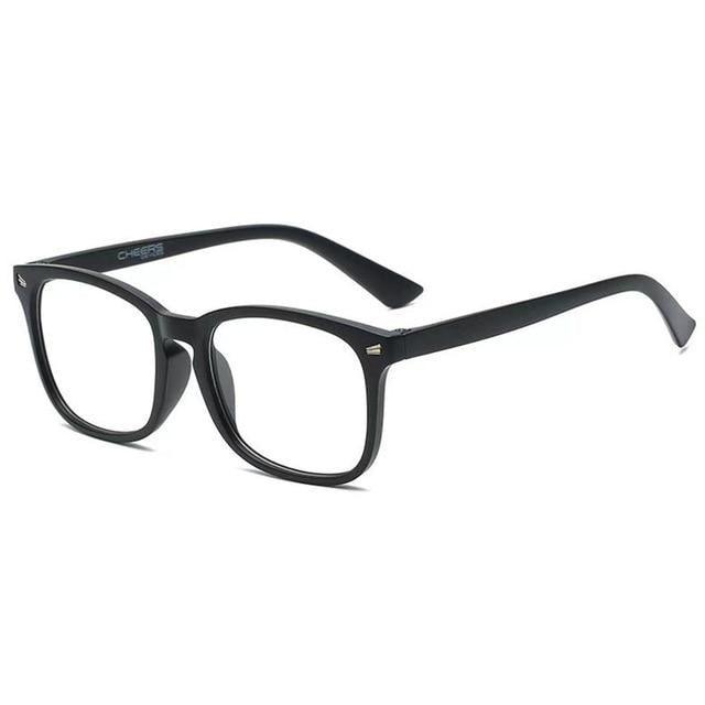 Black Square Decorative Glasses Women Anti-Blue Light Computer Glasses Big Size Reading Glasses Eyeglasses  Blue Light Filter Computer Glasses for UV Blocking Anti Eyestrain Gaming Glasses Anti-glare blocker eyewear Protection for Men Women