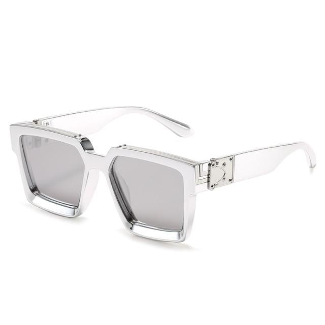 Black Vintage Design Sunglasses Luxury Design Stylish Classic  Sunglasses For Women Fashionable Trending Rectangle Shape Sunglasses For Ladies Summer UV400 Shades For Female