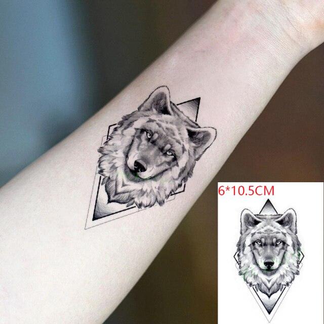Black Waterproof Temporary Bird Tattoo Sticker Arm Leg Wrist Modern Small Tattoo For Womens And Kids