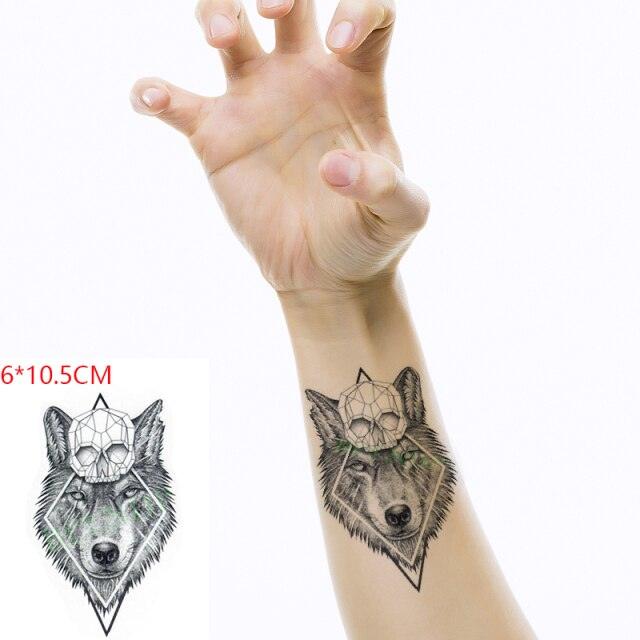 Black Waterproof Temporary Bird Tattoo Sticker Arm Leg Wrist Modern Small Tattoo For Womens And Kids