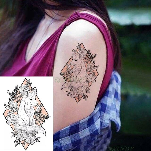 Black Waterproof Temporary Bird Tattoo Sticker Arm Leg Wrist Modern Small Tattoo For Womens And Kids