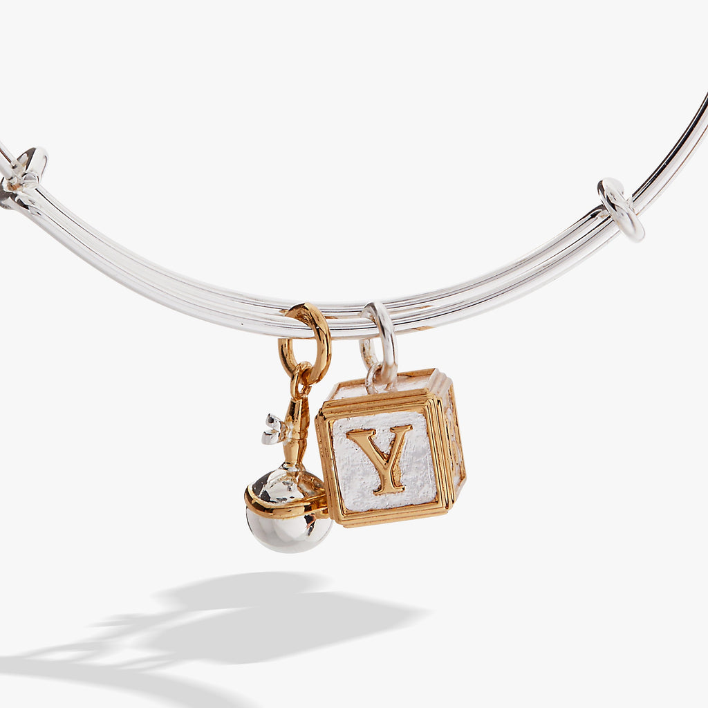 Baby Block and Rattle Bangle