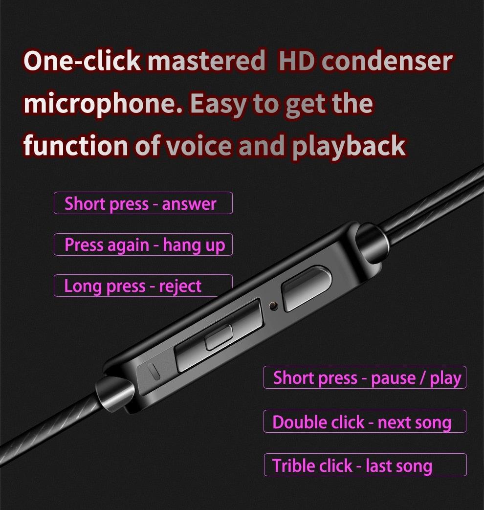 Blue Gaming Bass 3.5mm In-Ear Earphone Game Headset Noise Driver Gaming Earbuds Headset with Dual Mic Detachable & Built-in and Volume Control For Mobile Gaming PC  Cancelling Earbuds With Mic