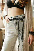 Bohemian Braided Bead Belt for Women | Femstylo