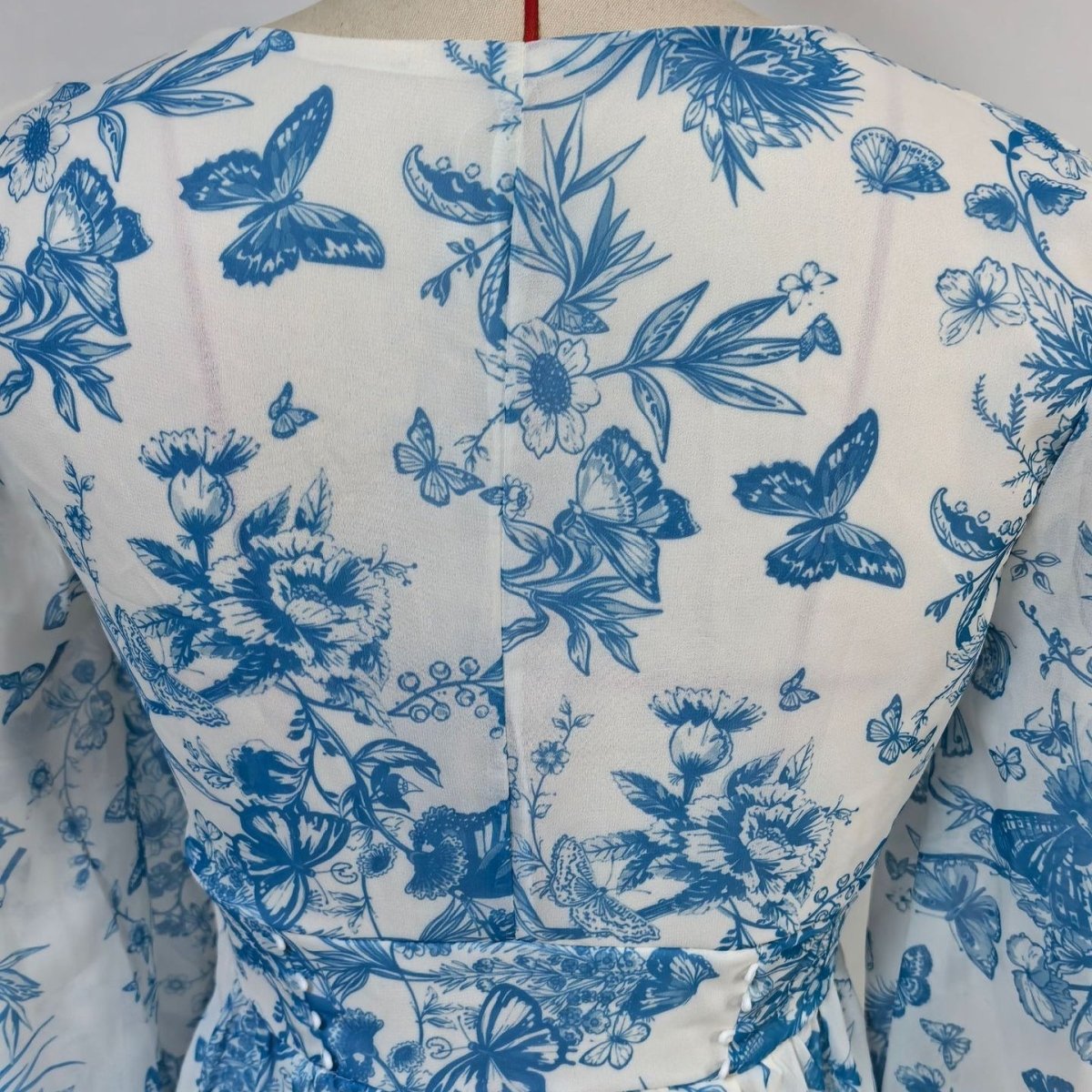Botanical Print Maxi Dress (MS392)