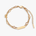 Bow Chain Double Strand Bracelet