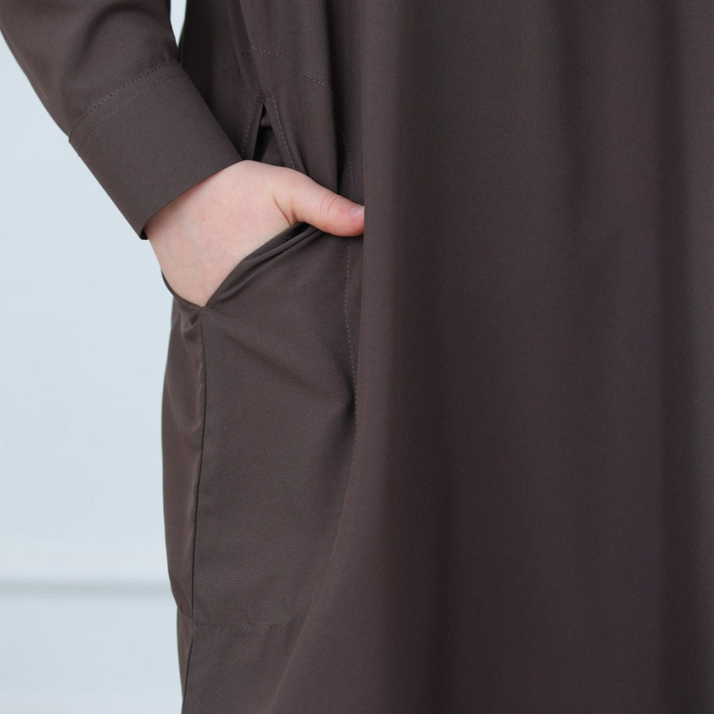 Boys Button-Front Thobe(MKB011)