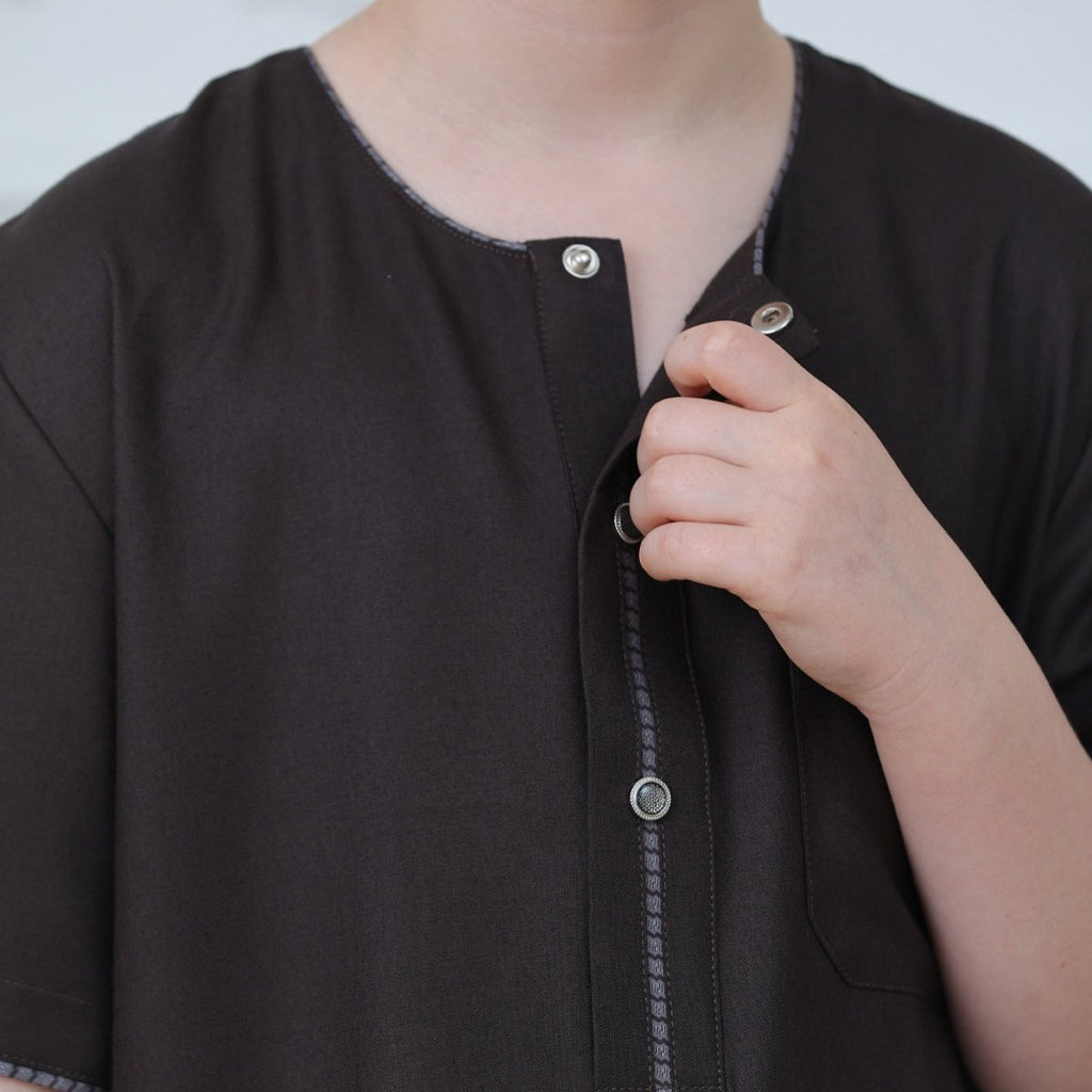 Boys' Embroidered Thobe(MKB032)