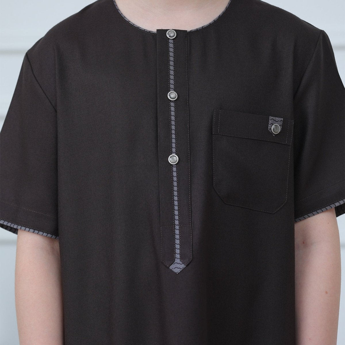 Boys' Embroidered Thobe(MKB032)