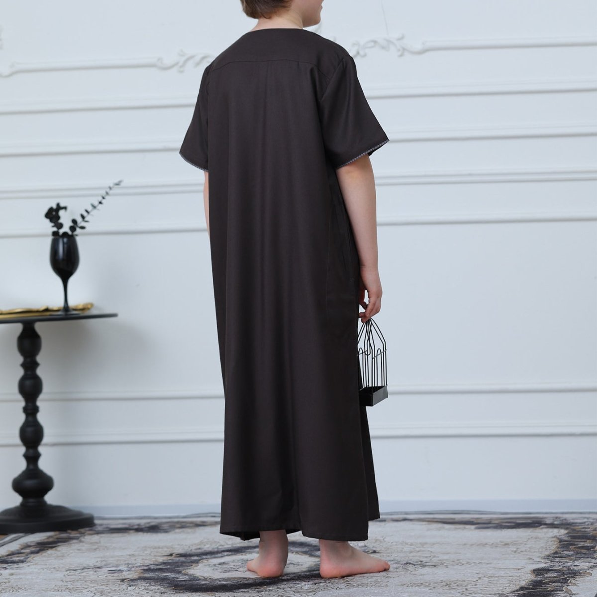 Boys' Embroidered Thobe(MKB032)