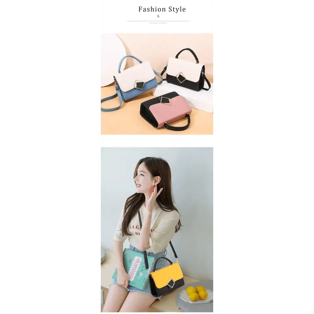 Brand New Attractive Candy Color Design PU Leather Crossbody Bags For Women And Girls Nice Shoulder Hand Bag, Travel Handbags, Stylish Phone Purse Mini Flap