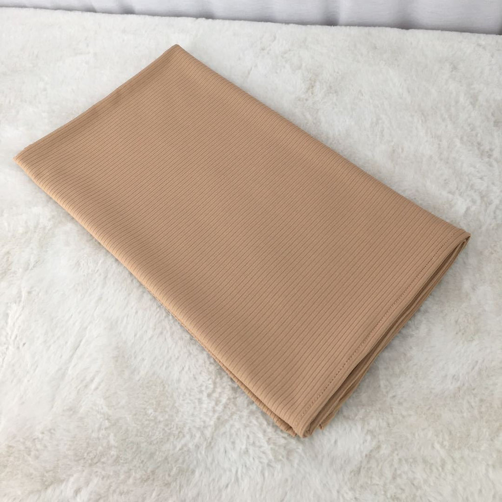 Breathable Stretch Knit Scarf Hijab (MH189)