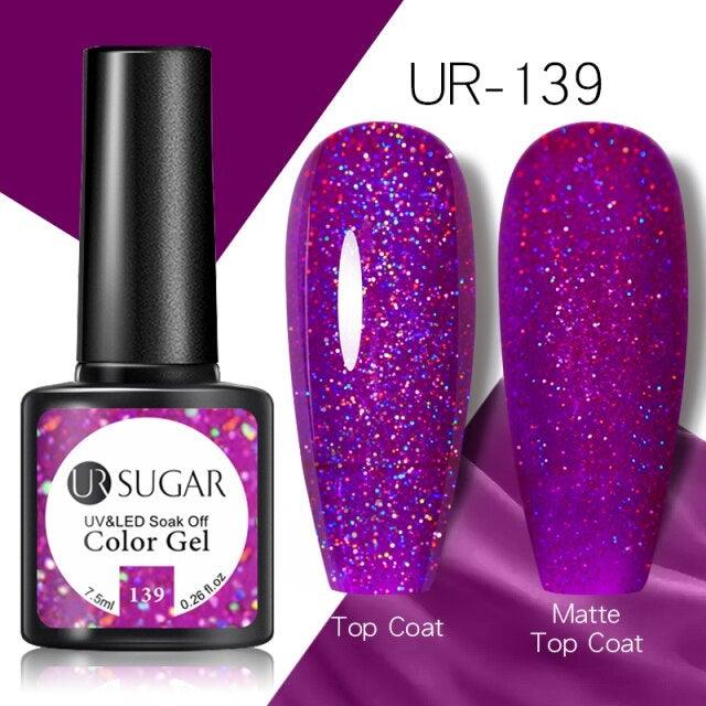Brown Blue Gel Nail Polish UV LED Autumn Winter Series Matte And Glossy Colors Elegant Stylish Design For Womens