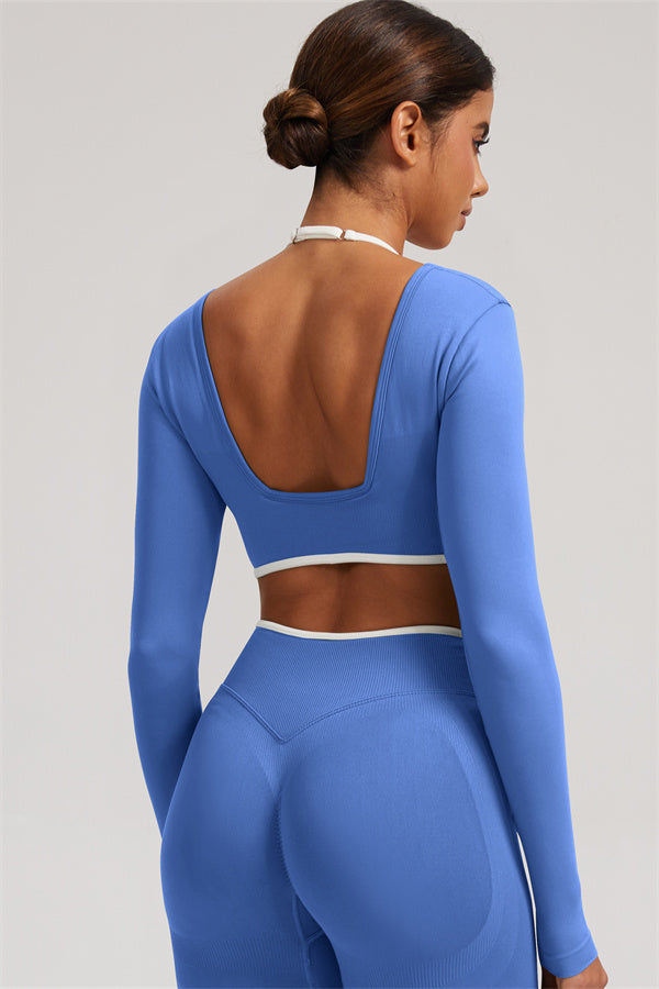 The Elevate New Long Sleeve Crop top
