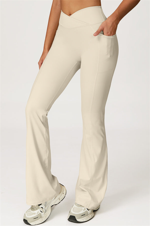 The Glacier Crop Tank Flared Leggings 2-Piece Set