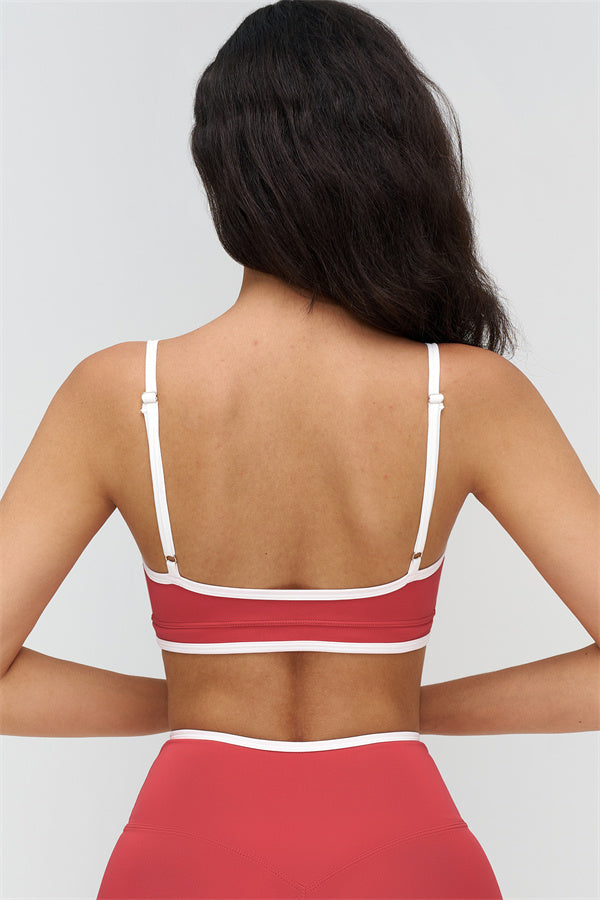 The Crave Contrast Sports Bra Leggings 2-Piece Set