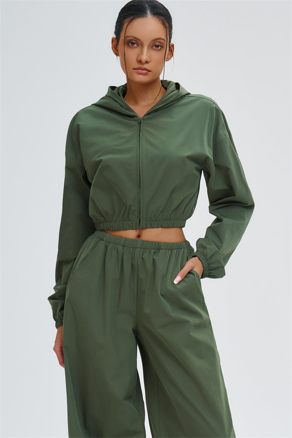 The Svelte UV protection Crop Hoodie