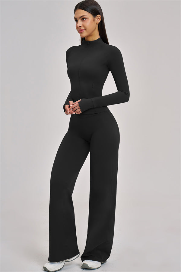 The Swoon Jacket Flared Leggings 2-Piece Set