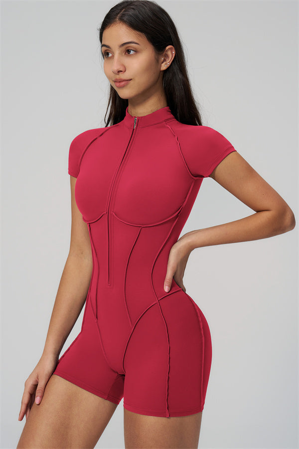 The Anew Zipper Romper