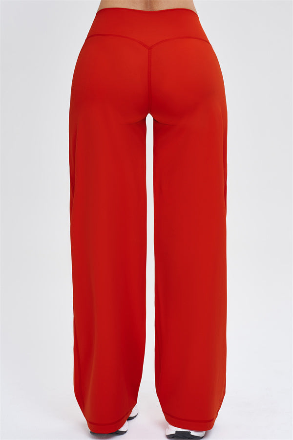 The Stride Crop Top Straight Leg Pants 2-Piece Set