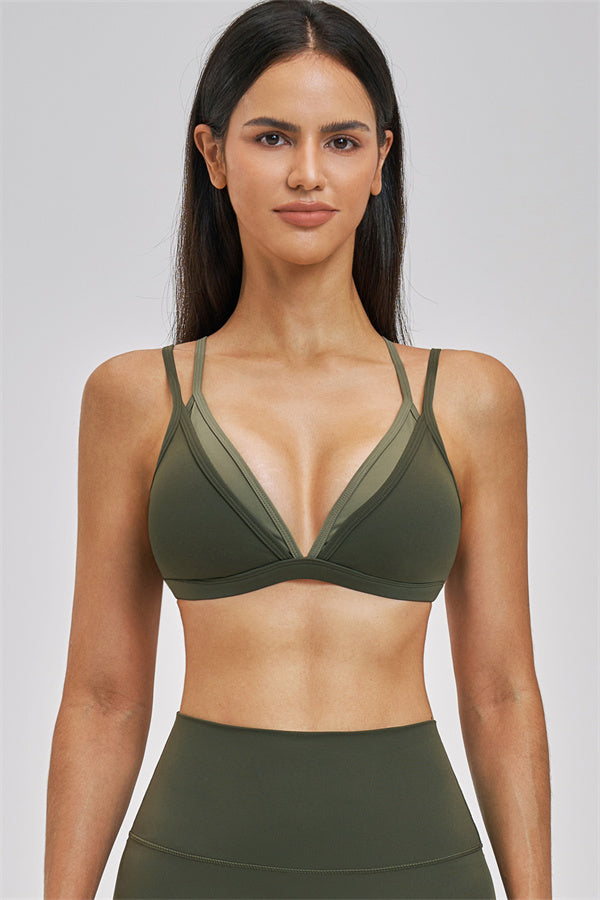 The Seraphine Layered V Sports Bra