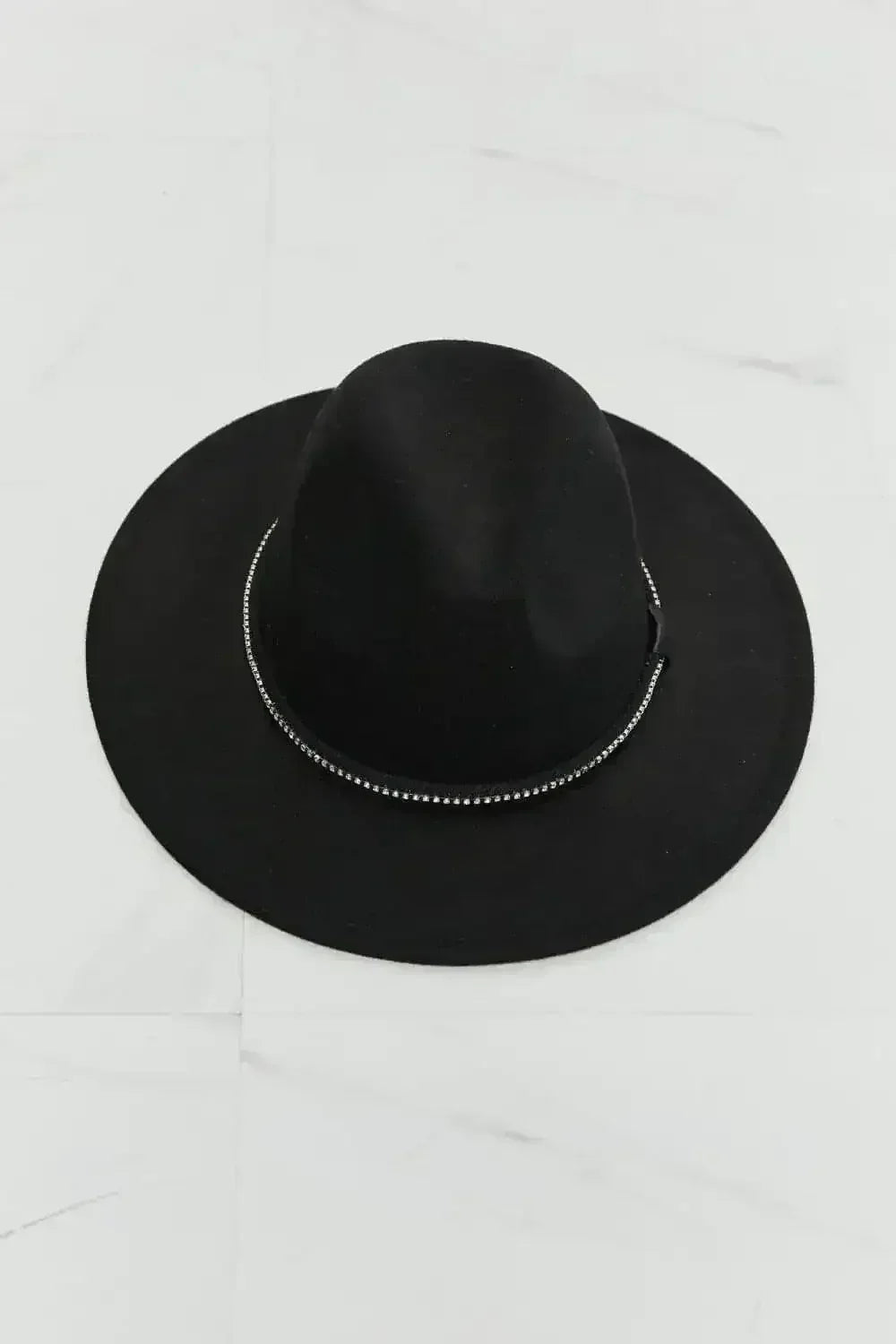 Fame Fedora Hat - Wool Felt Adjustable - Sun Protection & Timeless Style