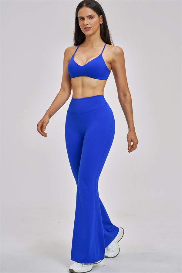The Zenith Sports Bra Flared Leggings 2-Piece Set