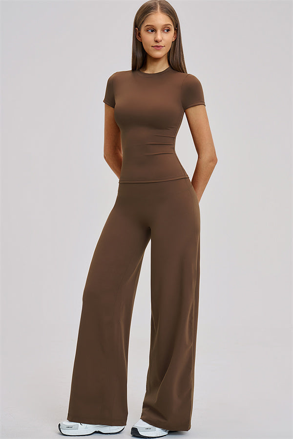 The Dynamic T-shirt Straight Leg Pants 2-Piece Set