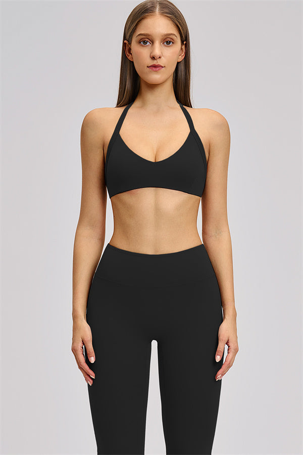 The Zestful Sports Bra Flared Leggings 2-Piece Set