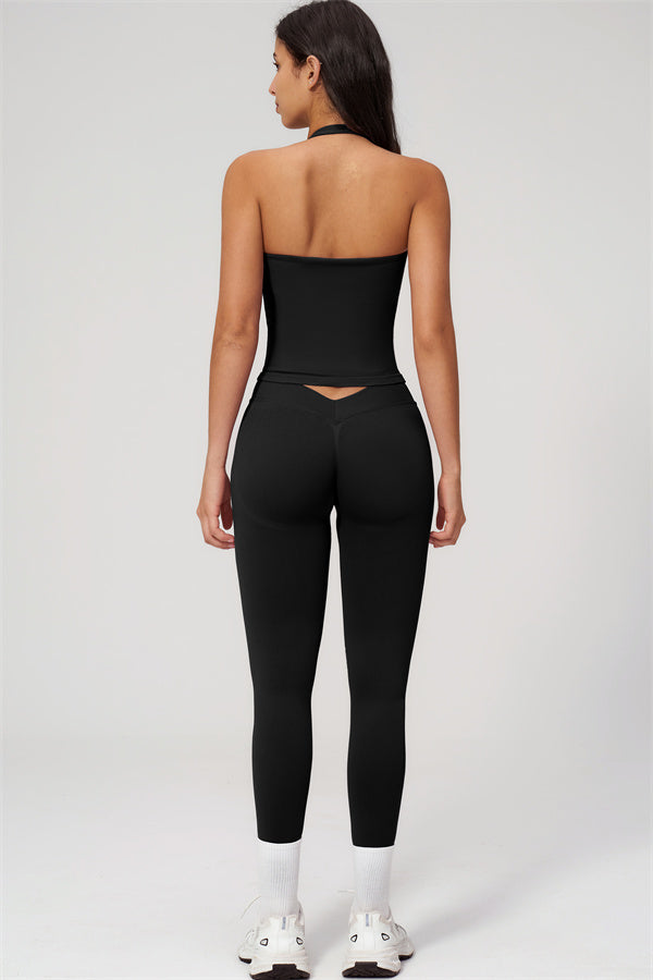 The Empower Halter Crop Top