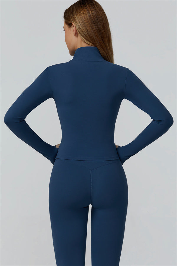 The Venus Zip Top Sports Bra Leggings 3-Piece Set