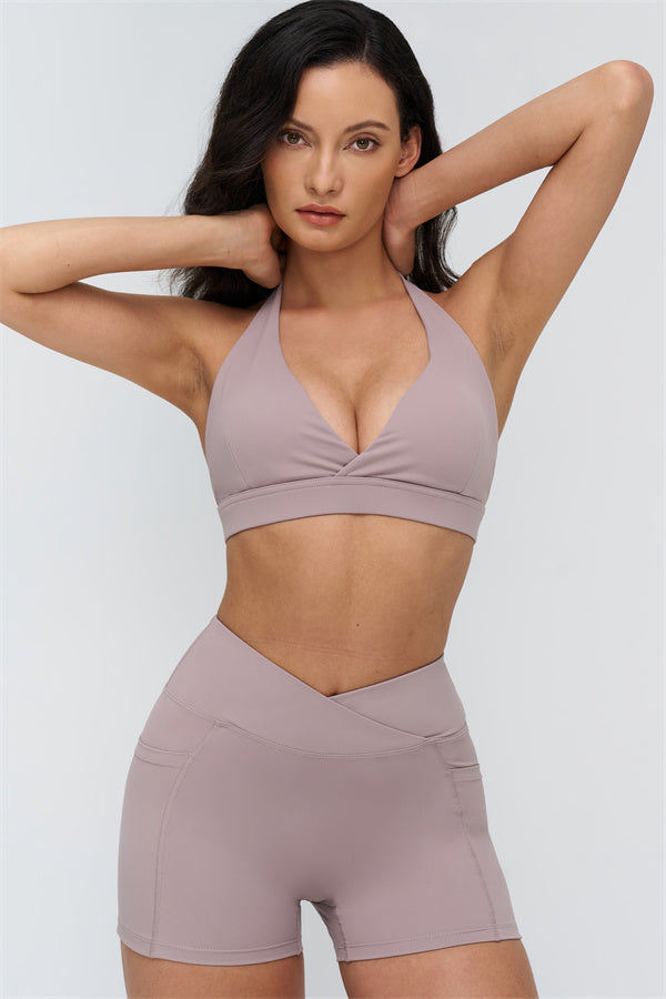 The BoldFit Sports Bra Shorts 2-Piece Set