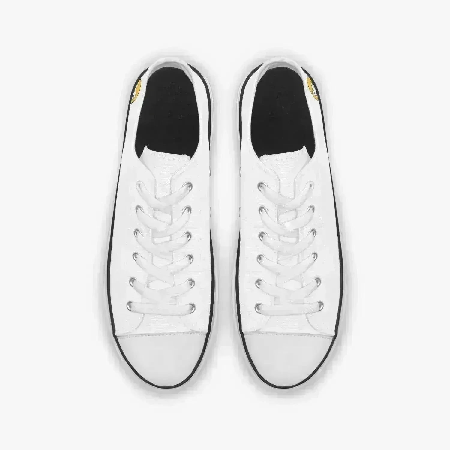 Sue Sue Sweet Low Canvas Shoes-White sole