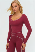 The Amara Long Sleeve T-shirt Flared Leggings 2-Piece Set