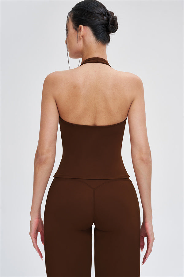The Stride Crop Top Straight Leg Pants 2-Piece Set