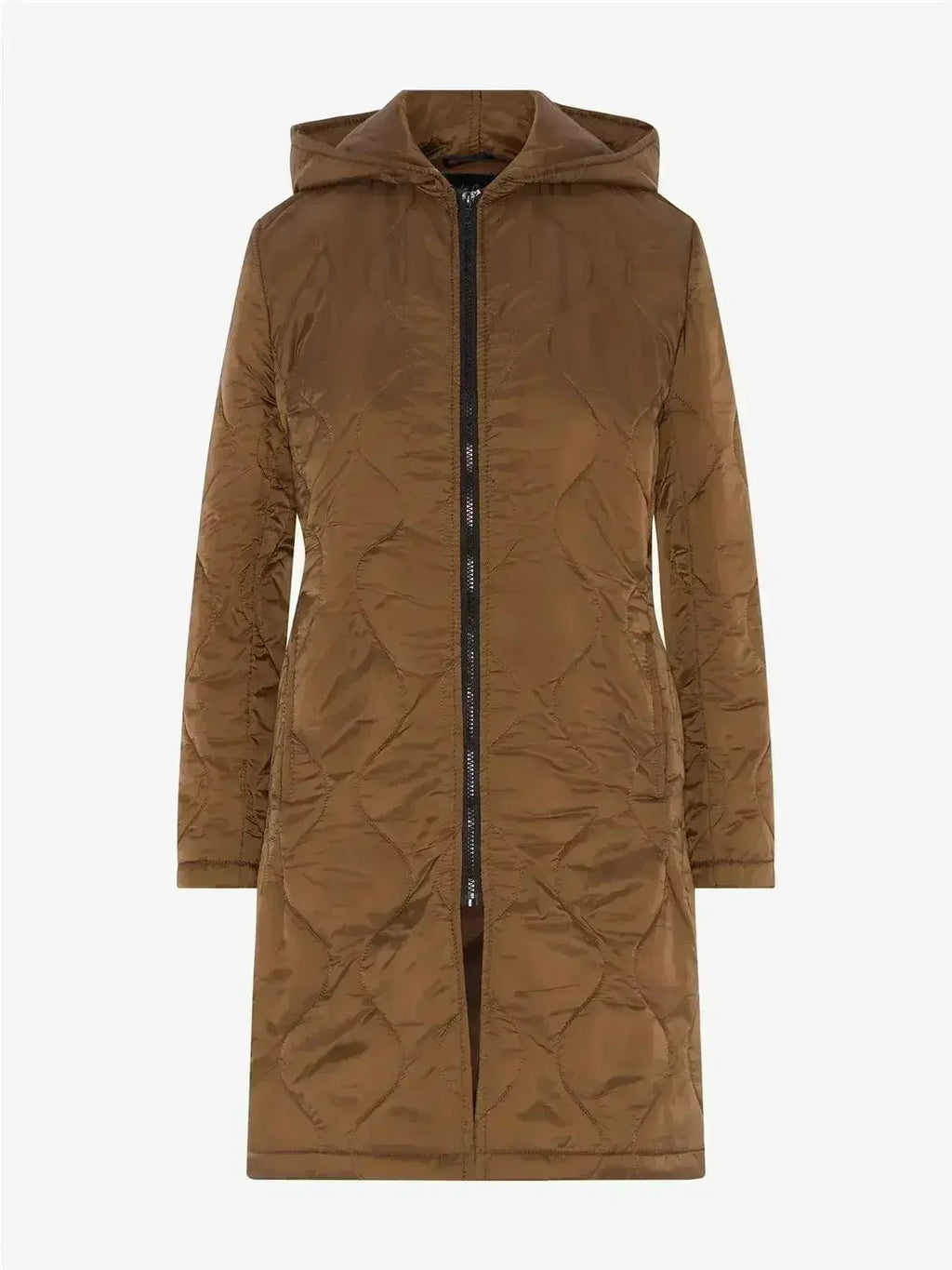 Quilted Down Jacket - Lightweight Hooded Coat | Femstylo