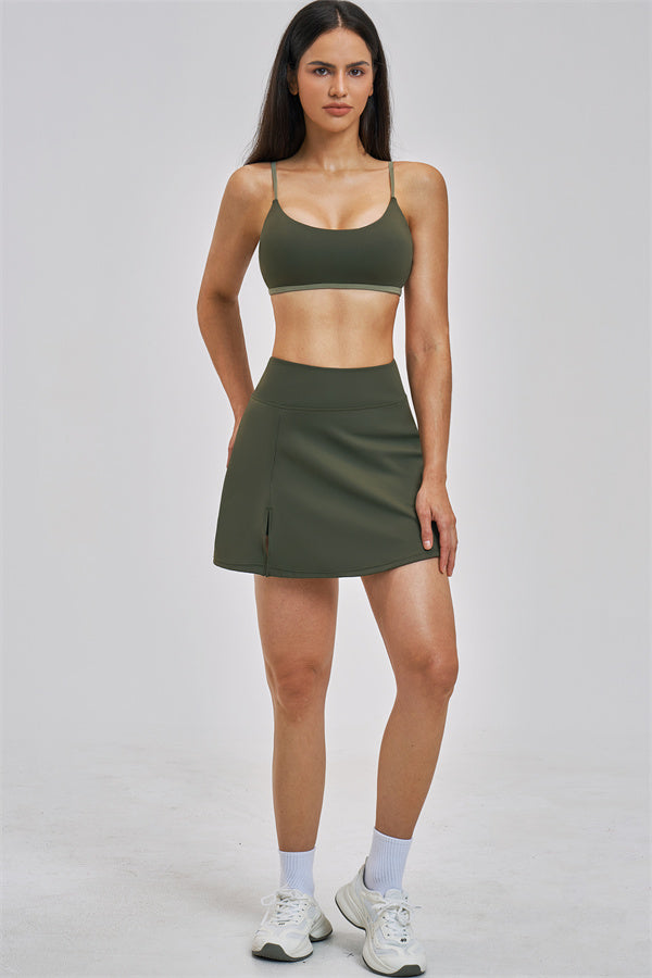 The Seraphine Sports Bra Skirt 2-Piece Set