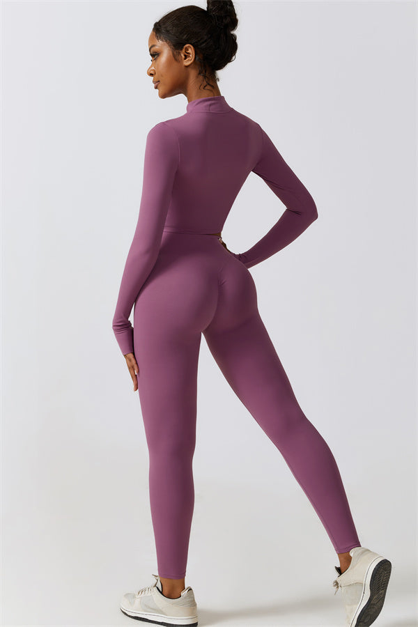 Juno Star Jacket Sports Bra Leggings 3-Piece Set