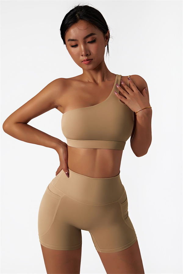 The Blissful Rose Sports Bra Shorts 2-Piece Set