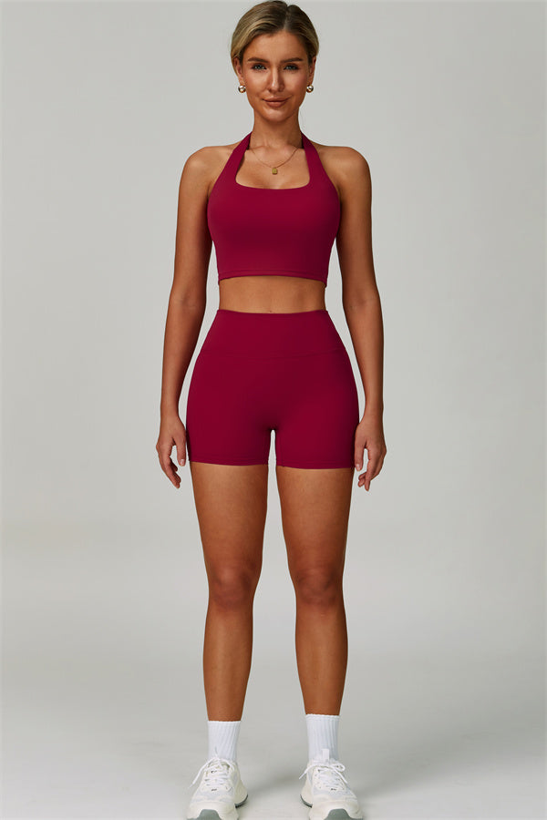 The Seraphine Halter Crop Top