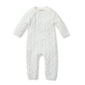 Organic Cable Knit Sweater Romper