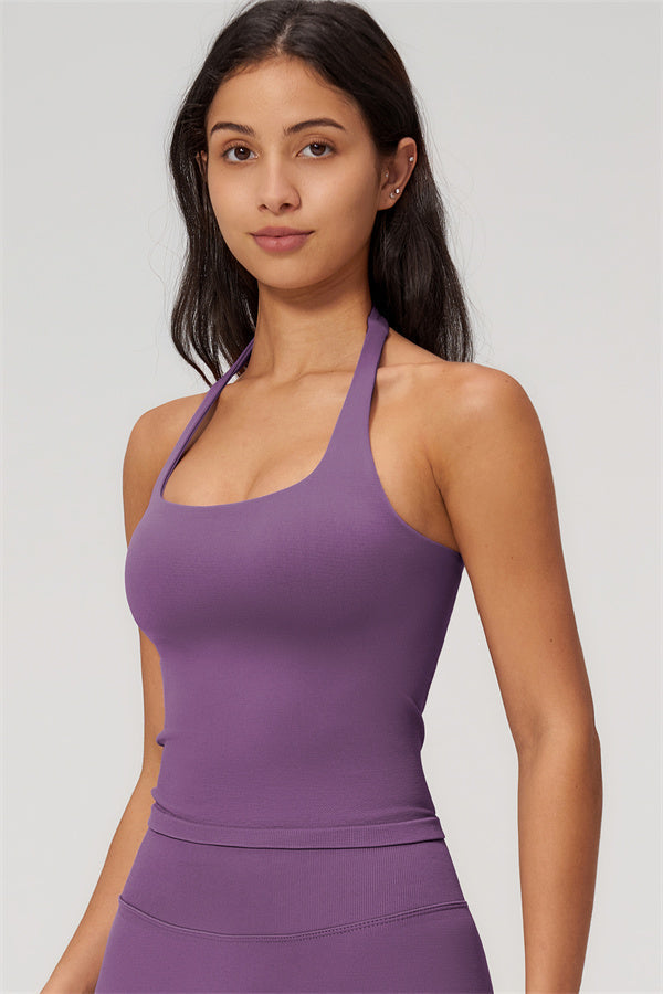 The Empower Halter Crop Top
