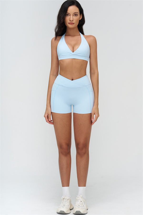 The BoldFit Sports Bra Shorts 2-Piece Set
