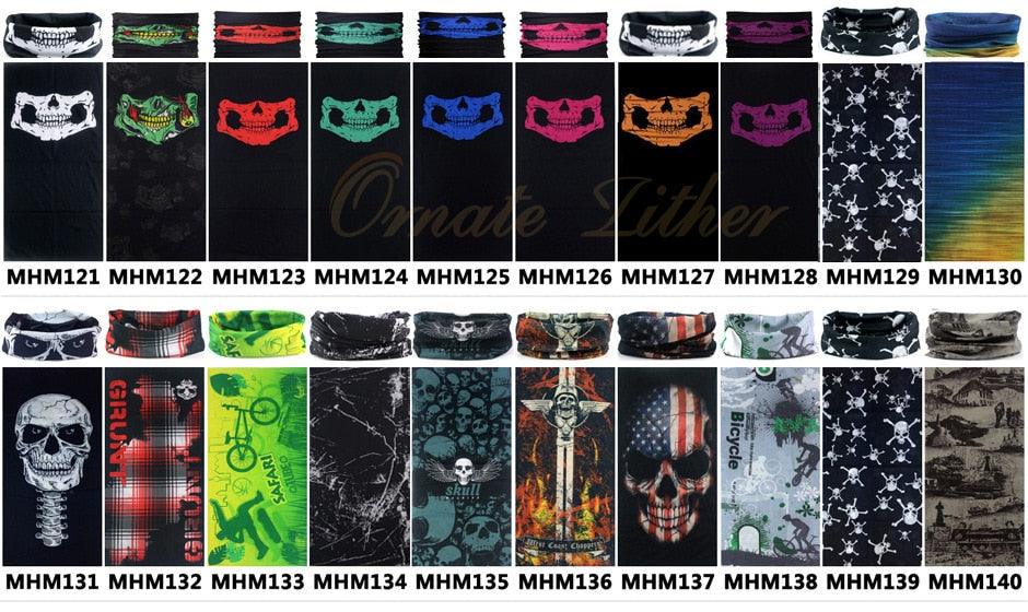 Camouflage Neck Gaiter Hunting Scarves Ice Silk Bandana Tubular Buff Half Mask Tactical Sport Headband Balaclava  Balaclava Seamless Magic Head Scarf Breathable Bandana Turban Outdoor Hiking Quick-Dry Sweat Absorbing Scarves Multifunction Beanie Hat