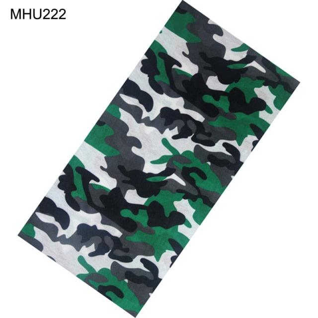 Camouflage Neck Gaiter Hunting Scarves Ice Silk Bandana Tubular Buff Half Mask Tactical Sport Headband Balaclava  Balaclava Seamless Magic Head Scarf Breathable Bandana Turban Outdoor Hiking Quick-Dry Sweat Absorbing Scarves Multifunction Beanie Hat
