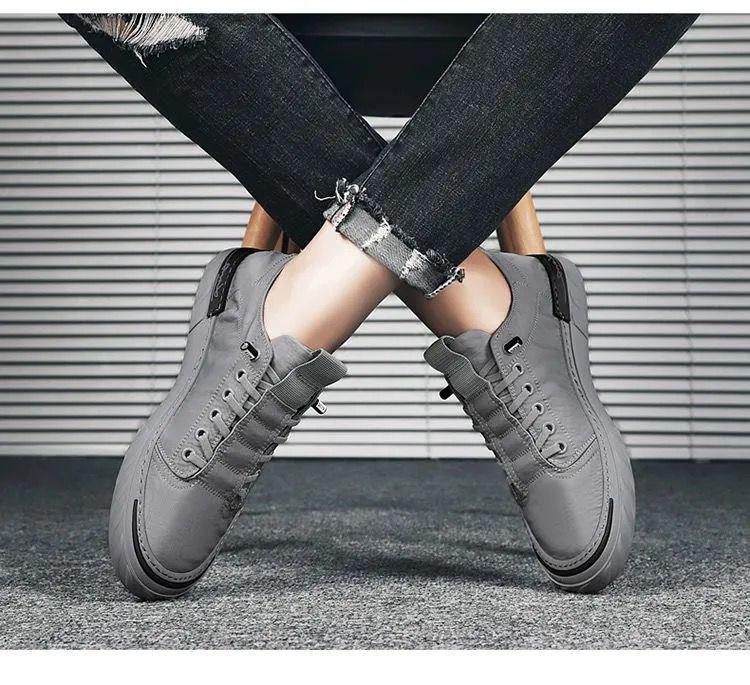 Canvas Men's Comfortable All-match Sneakers Breathable Cloth Casual Sports Flats Men Lightweight Outdoor Walking Sneakers Modern Design
