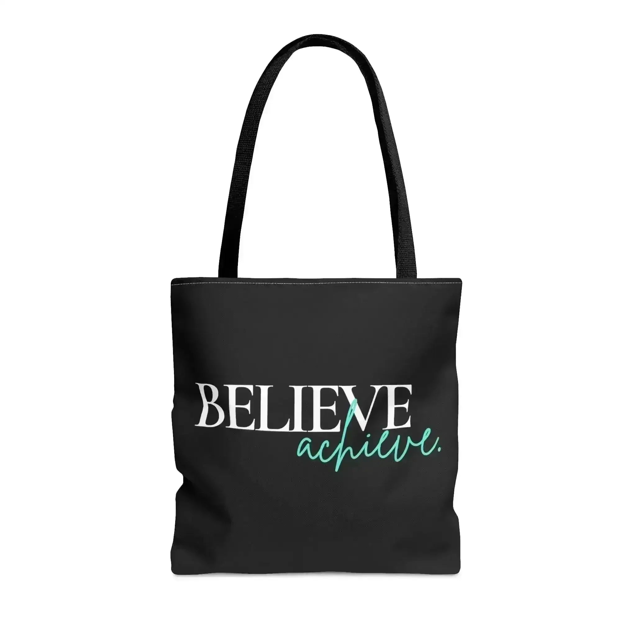 Large Tote Bag Believe and Achieve