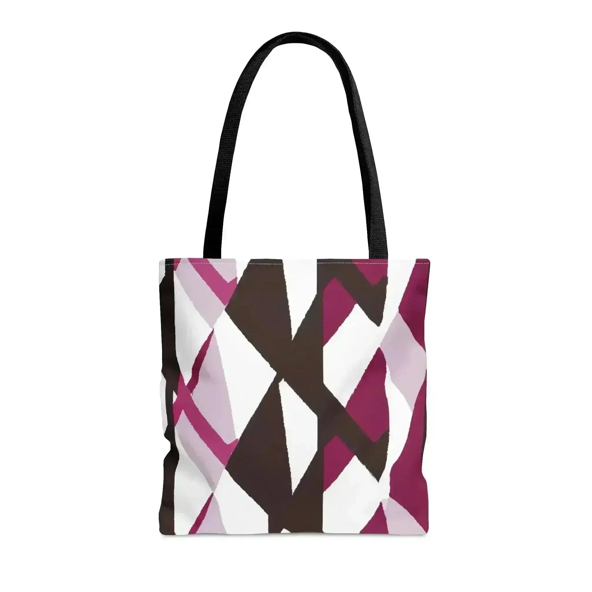Large Tote Bag Pink Mauve Pattern