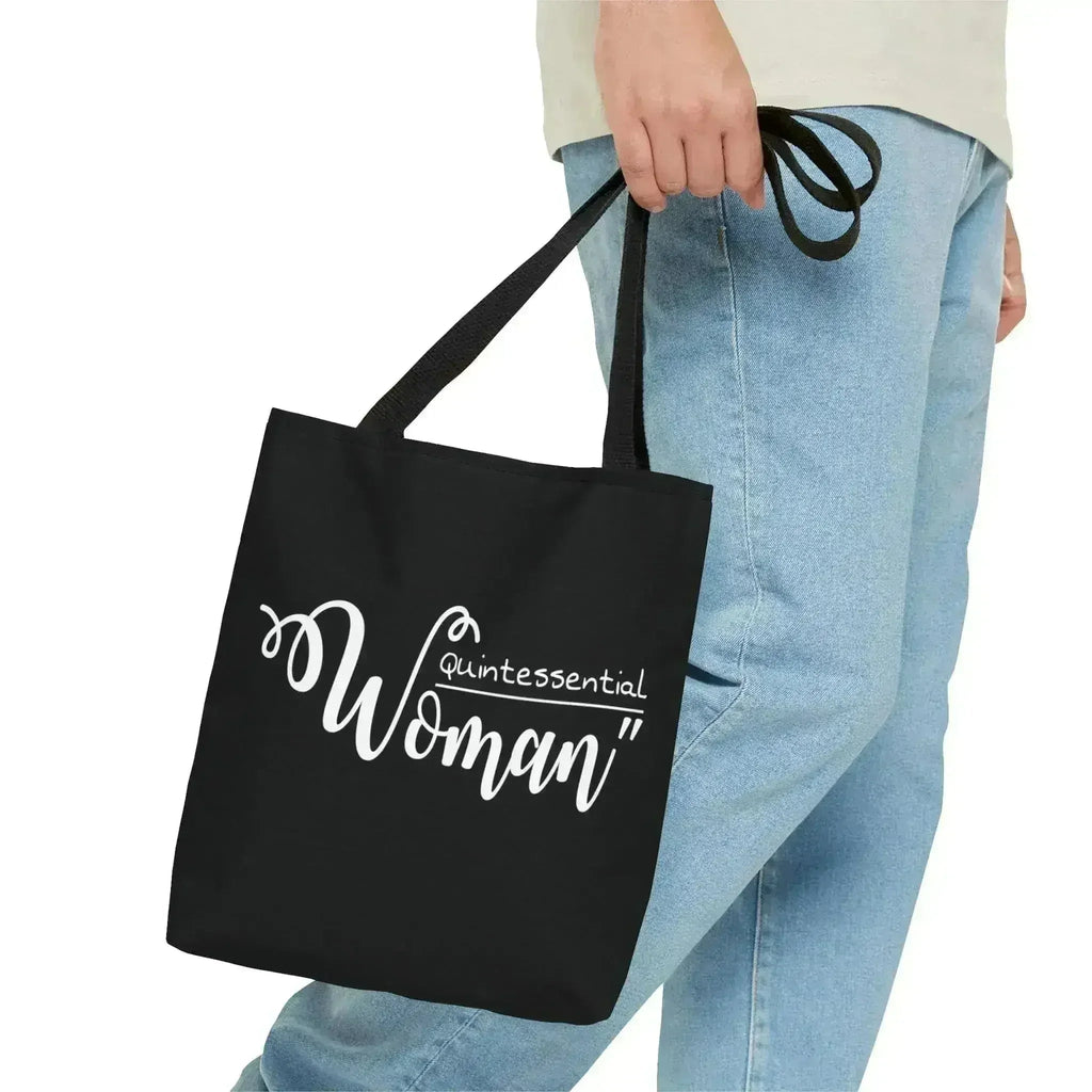 Large Tote Bag Quintessential Woman Inspirational Affirmation