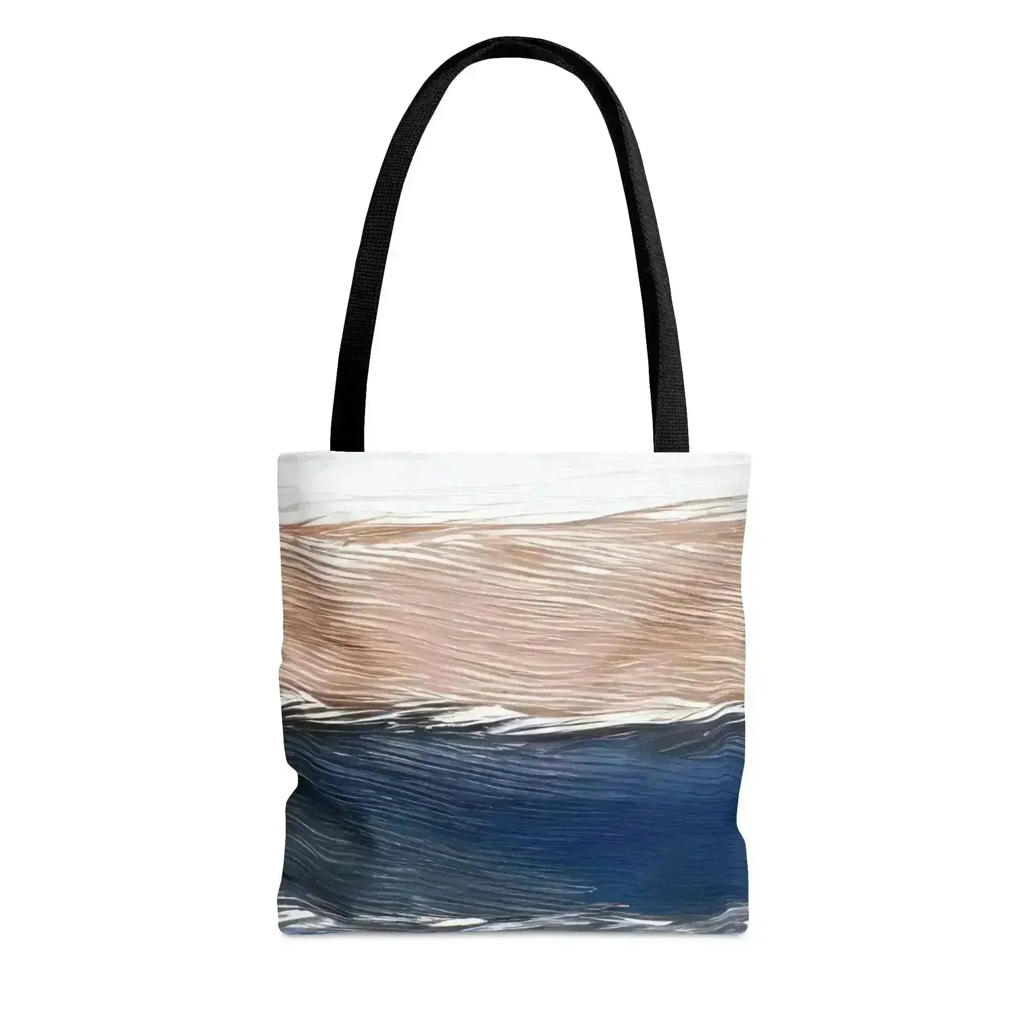 Large Tote Bag Rustic Hues Pattern